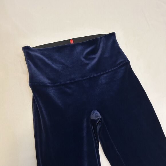 Spanx Velvet Leggings High Waisted Navy Blue - Size XL - Picture 3 of 12